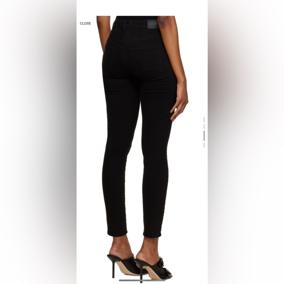 Citizens of humanity rocket ankle all black jeans 30 - Picture 3 of 15